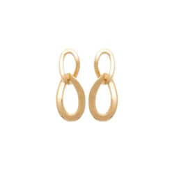 Boucles D'oreilles Eudore - Plaqué Or -Absolème 2 2587700