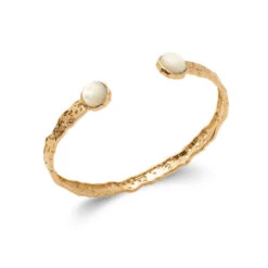 Jonc Agavée - Plaqué Or -Absolème 2 97338158