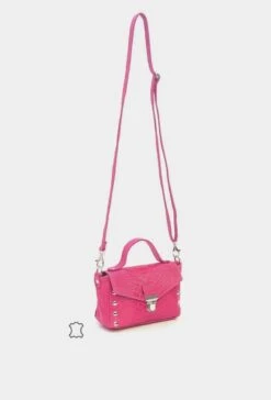 Micro-sac à Main Porto Allegre En Cuir Fuschia -Absolème 867417 z 1