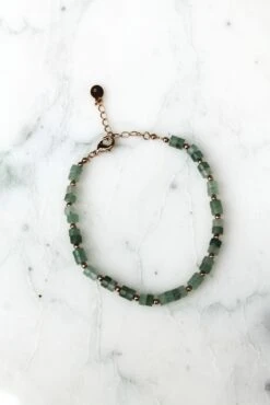 Bracelet Oria - Plaqué Or Et Quartzite