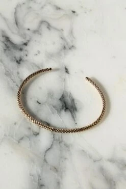 Jonc Isis - Plaqué Or