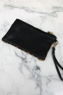 Pochette Cancun En Cuir - Petit Léopard -Absolème Absoleme pochette leo petit 2 min