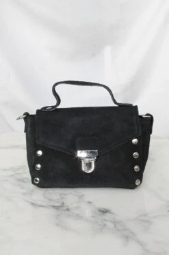 Micro-sac à Main Porto Allegre En Suédine Noire