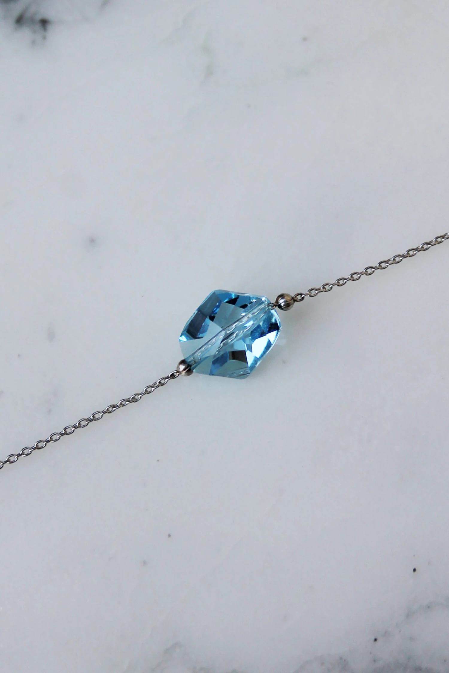 Bracelet Aquamarine - Argent 925 1 Bracelet Aquamarine - Argent 925