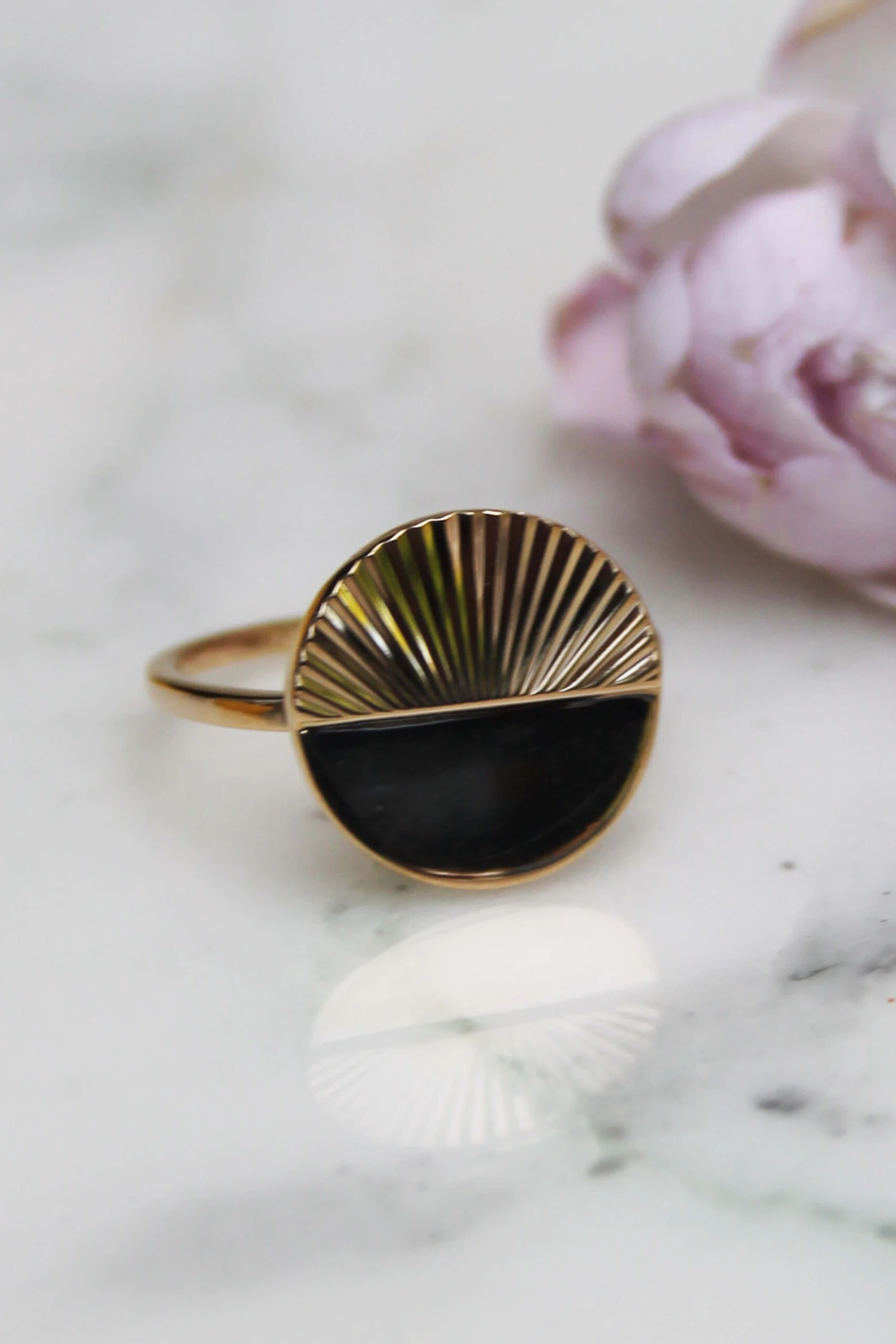 Bague Lhassa - Plaqué Or 2 Bague Lhassa - Plaqué Or – Image 2