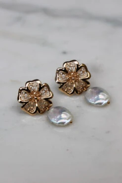 Boucles D'oreilles Amalthée - Plaqué Or