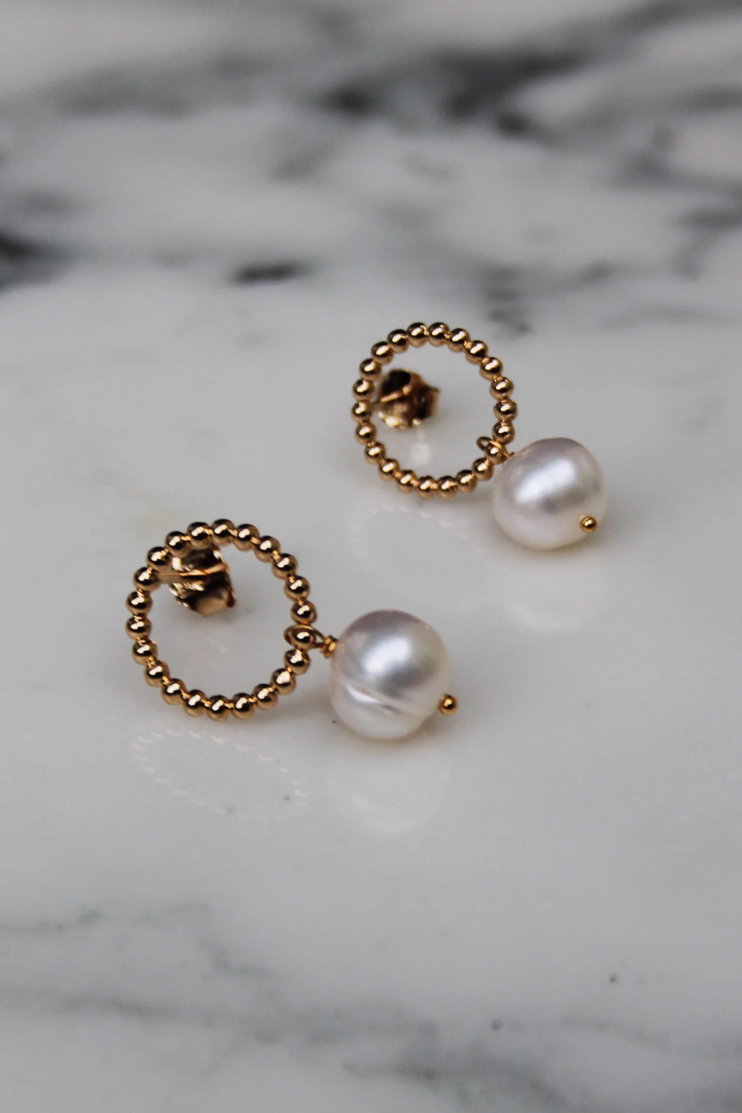 Boucles D'oreilles Luo - Plaqué Or 1 Boucles D'oreilles Luo - Plaqué Or