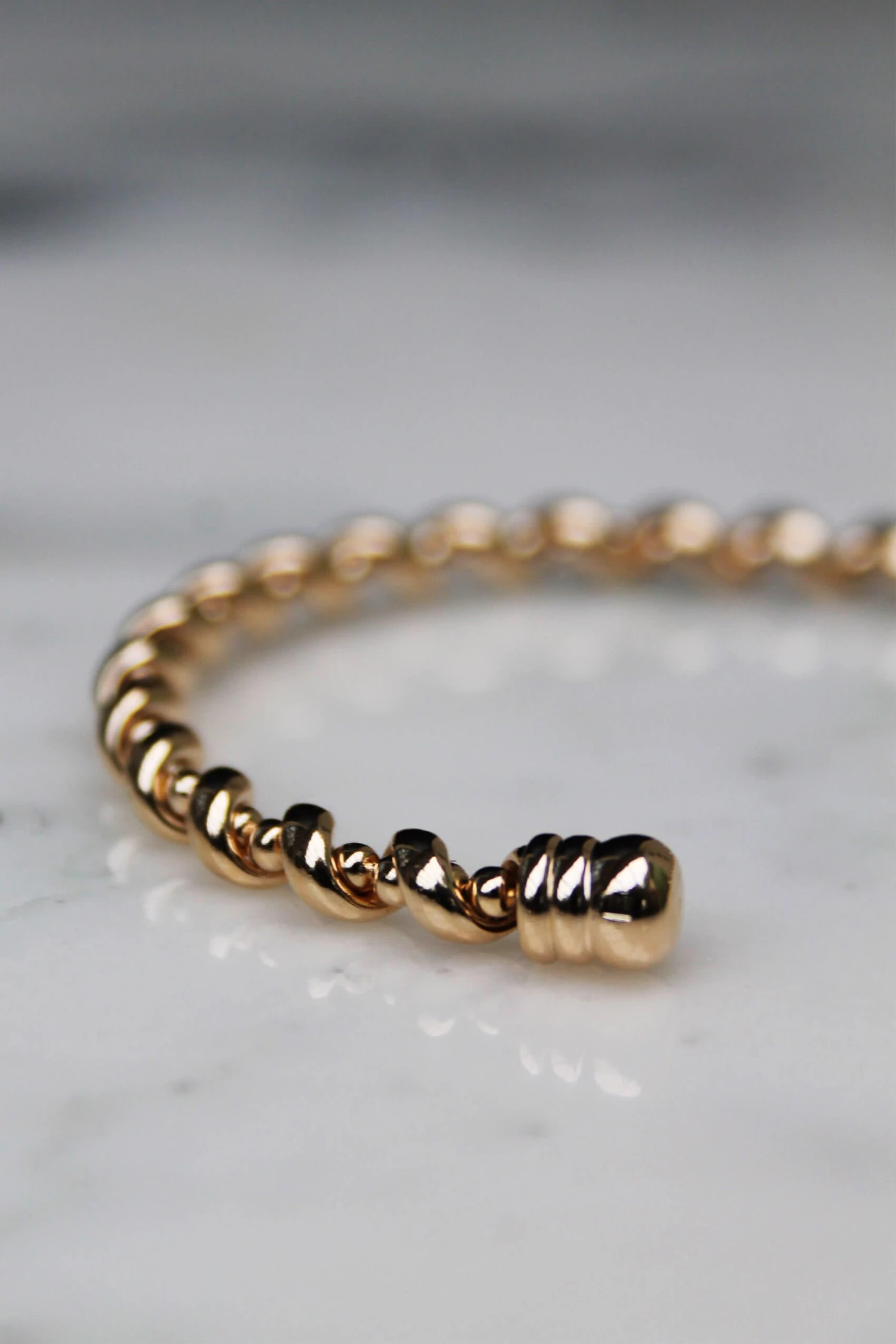 Jonc Enéide - Plaqué Or 2 Jonc Enéide - Plaqué Or – Image 2