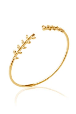 Jonc Laurier - Plaqué Or