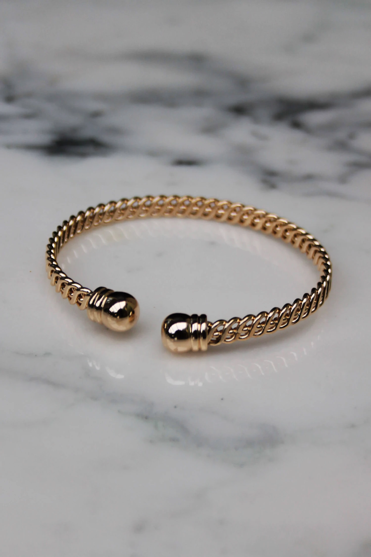 Jonc Rhéa - Plaqué Or 1 Jonc Rhéa - Plaqué Or