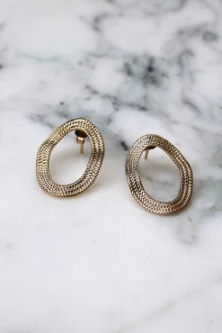 Boucles D'oreilles Nihoa - Plaqué Or