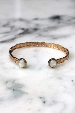 Jonc Agavée - Plaqué Or