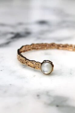 Jonc Agavée - Plaqué Or -Absolème AbsolemejoncAgavee2