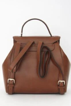 Sac à Dos Florence En Cuir Camel -Absolème AbsolemesacadosFlorencecamel2
