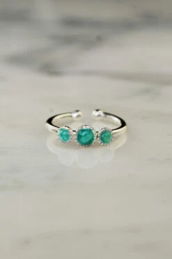 Bague Mahé Amazonite - Argent 925