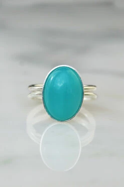 Bague Marla Amazonite - Argent 925