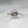 Bague Halo - Argent 925