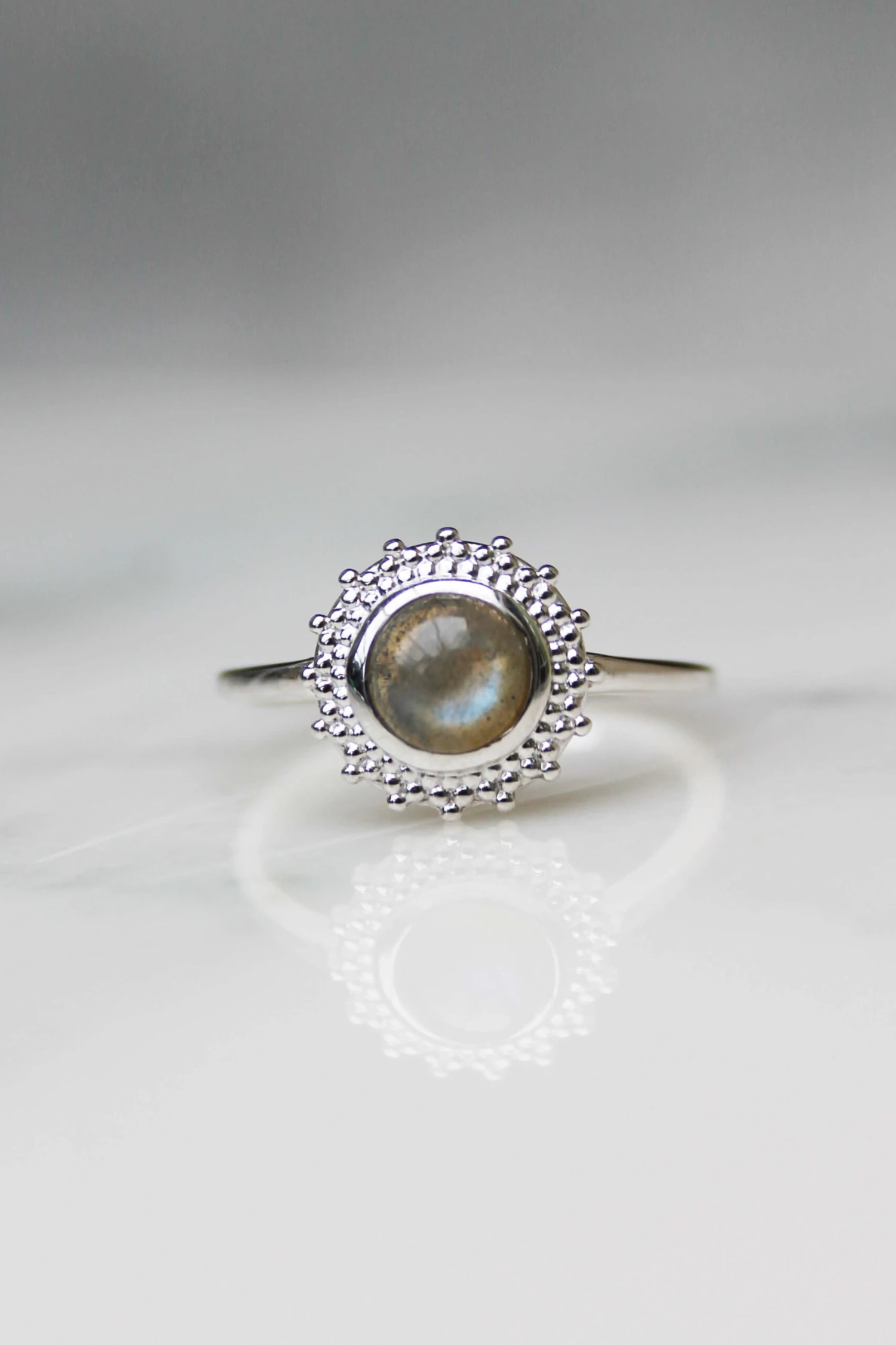 Bague Halo - Argent 925 1 Bague Halo - Argent 925