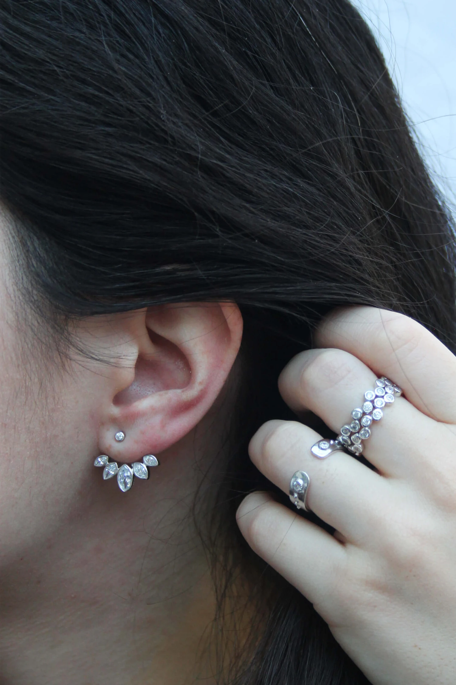 Boucles D'oreilles Viena - Argent 925 4 Boucles D'oreilles Viena - Argent 925 – Image 4