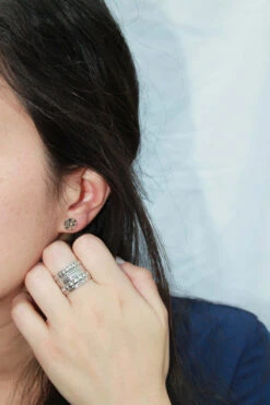 Boucles D'oreilles Torrès - Argent 925 5 Boucles D'oreilles Torrès - Argent 925 -Absolème IMG 8182