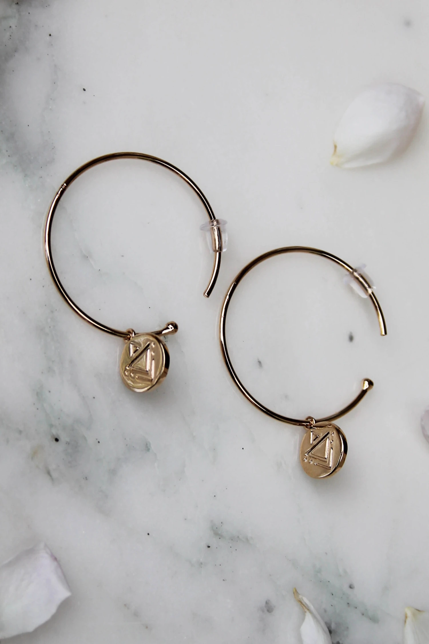 Créoles Louxor - Plaqué Or 1 Créoles Louxor - Plaqué Or