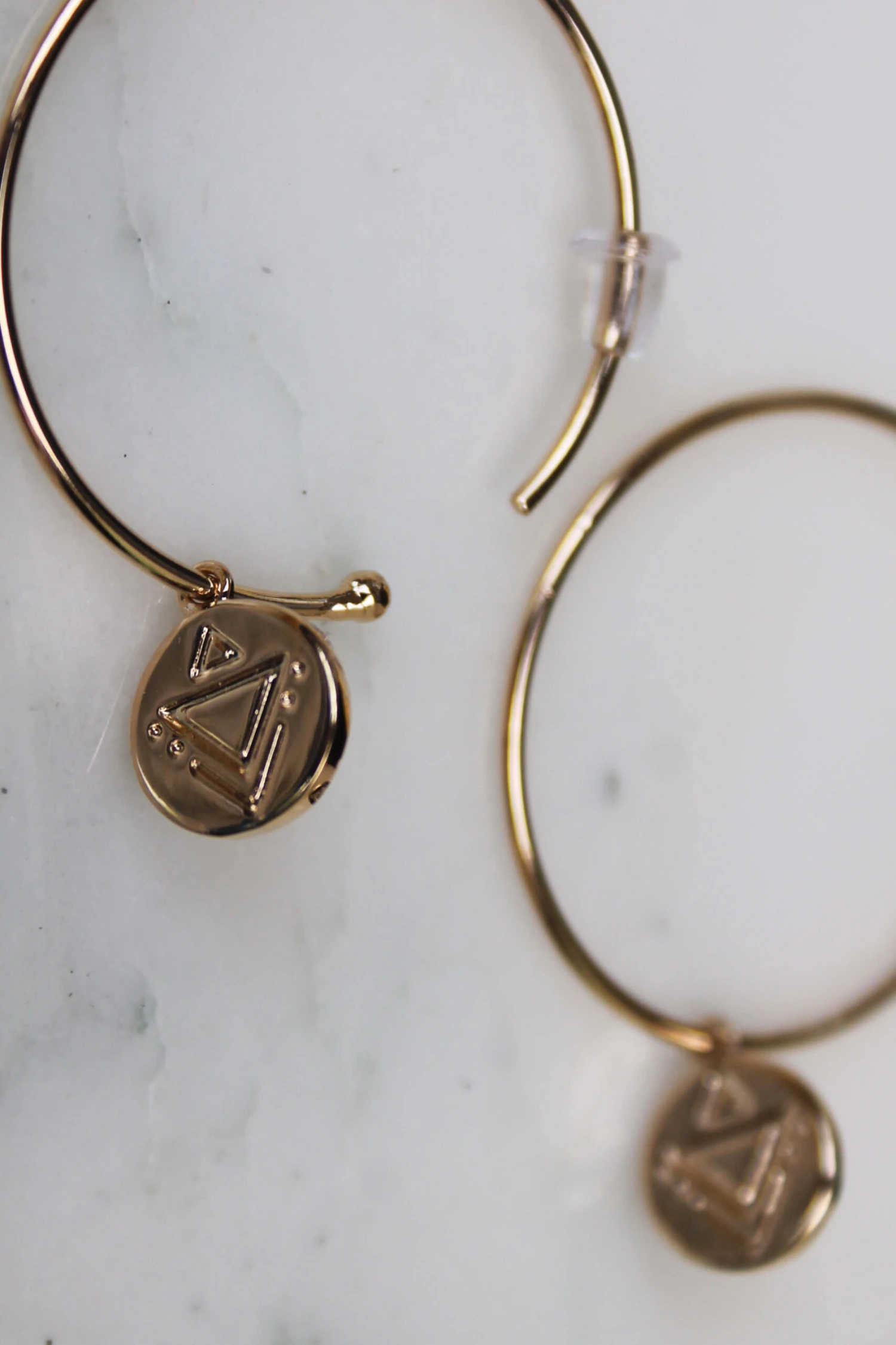 Créoles Louxor - Plaqué Or 2 Créoles Louxor - Plaqué Or – Image 2